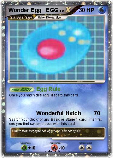 Pokemon Wonder Egg   EGG