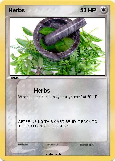 Pokemon Herbs