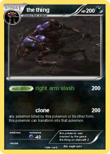 Pokemon the thing
