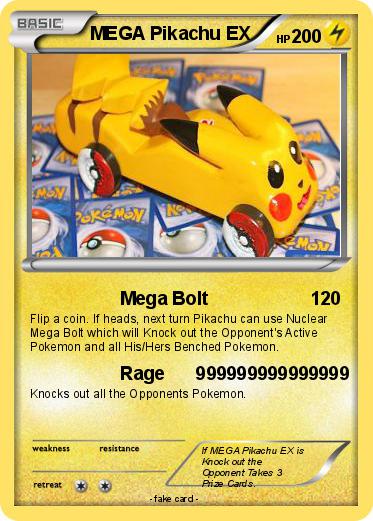 Pokemon MEGA Pikachu EX