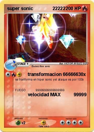 Pokemon super sonic               22222