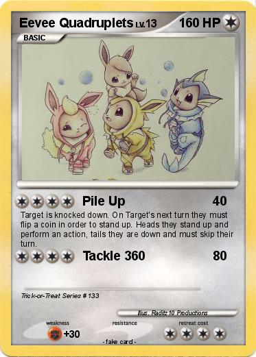 Pokemon Eevee Quadruplets