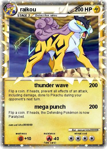Pokemon raikou