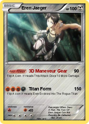 Pokemon Eren Jaeger