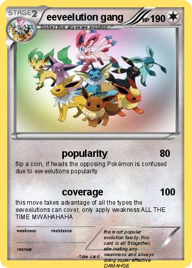 Pokemon eeveelution gang