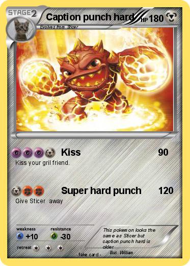 Pokemon Caption punch hard