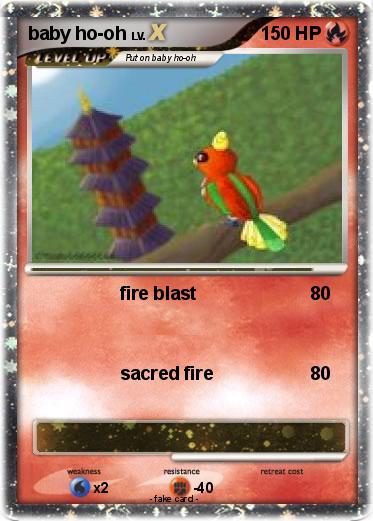 Pokemon baby ho-oh