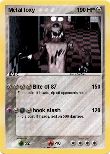 Pokemon Metal foxy