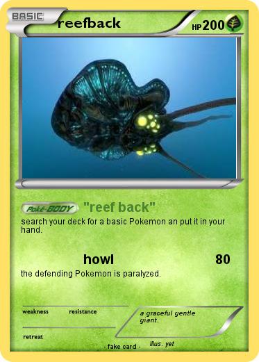 Pokemon reefback