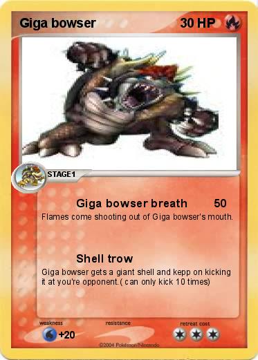 Pokemon Giga bowser