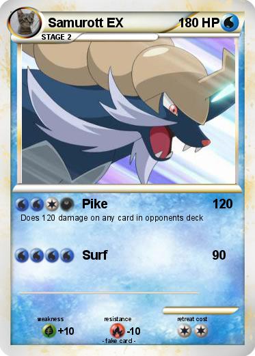 Pokemon Samurott EX