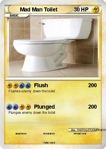 Pokemon Mad Man Toilet