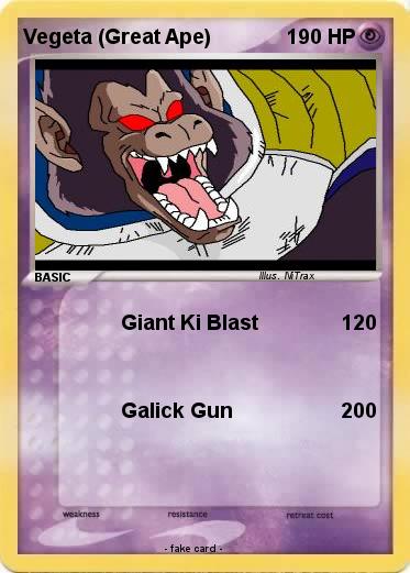 Pokemon Vegeta (Great Ape)