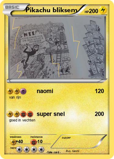 Pokemon Pikachu bliksem