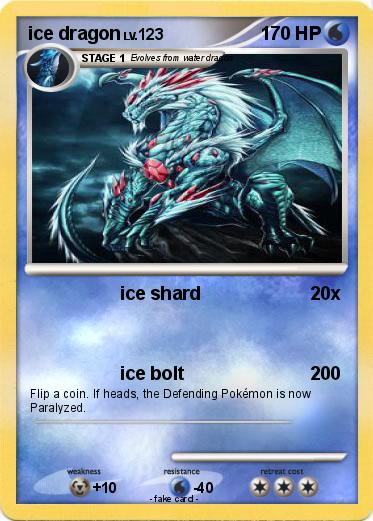 Pokemon ice dragon
