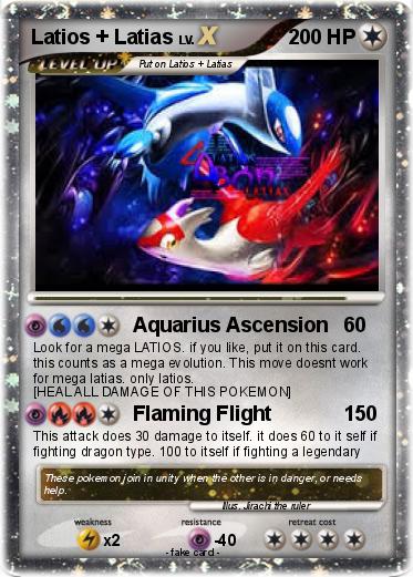 Pokemon Latios + Latias