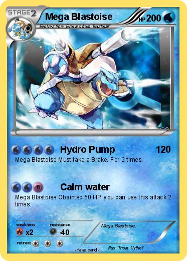 Pokemon Mega Blastoise