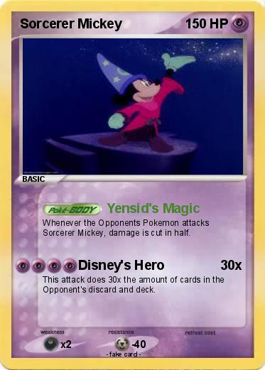 Pokemon Sorcerer Mickey