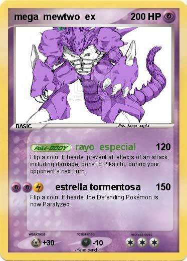 Pokemon mega  mewtwo  ex