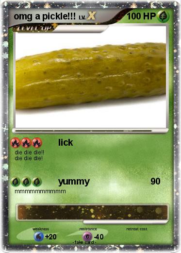 Pokemon omg a pickle!!!