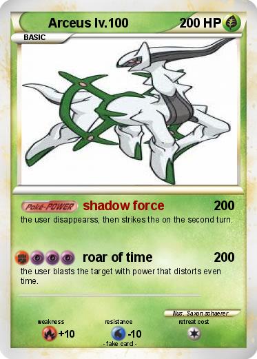 Pokemon Arceus lv.100