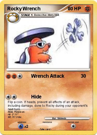 Pokemon Rocky Wrench
