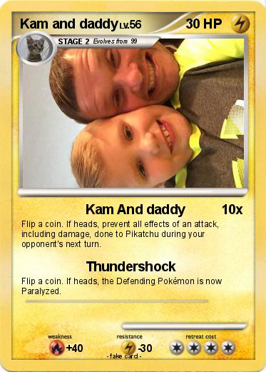 Pokemon Kam and daddy