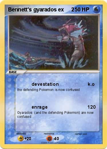 Pokemon Bennett's gyarados ex     2
