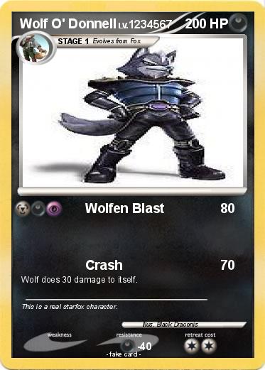 Pokemon Wolf O' Donnell