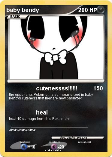 Bendy as a baby