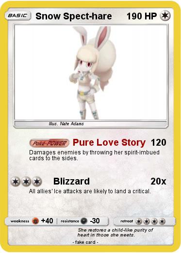 Pokemon Snow Spect-hare