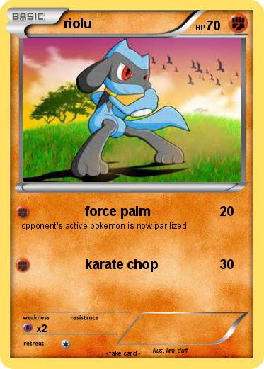 Pokemon riolu