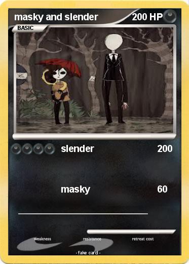 Pokemon masky and slender