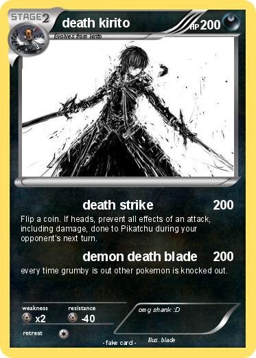 Pokemon death kirito