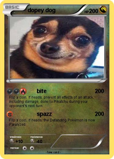 Pokemon dopey dog