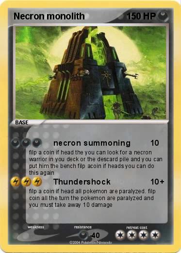 Pokemon Necron monolith