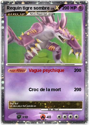 Pokemon Requin tigre sombre