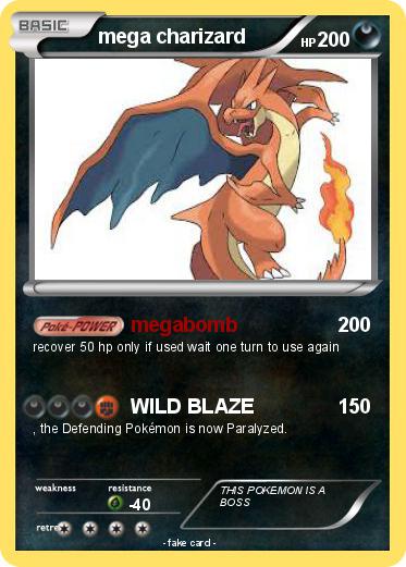 Pokemon mega charizard
