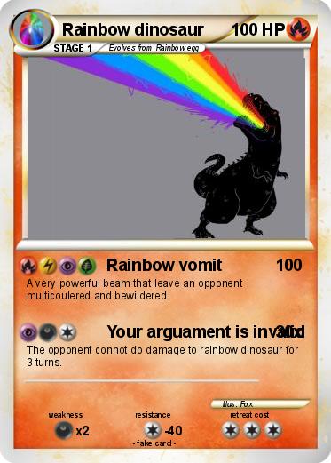 Pokemon Rainbow dinosaur