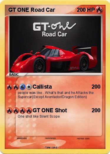 Pokemon GT ONE Road Car