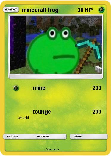 Pokemon minecraft frog