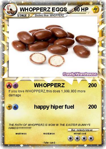Pokemon WHOPPERZ EGGS