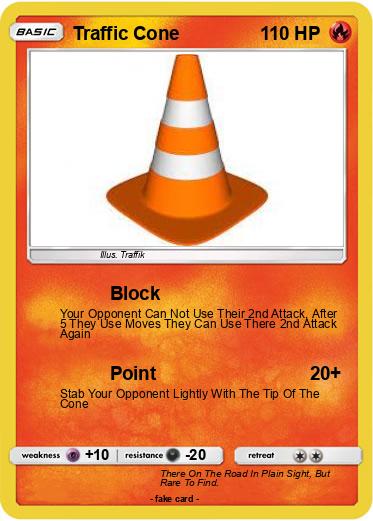 Pokemon Traffic Cone