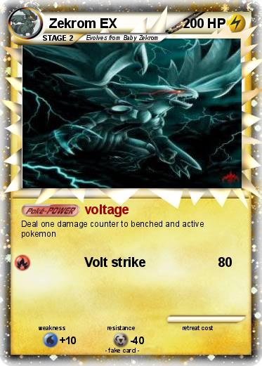 Pokemon Zekrom EX
