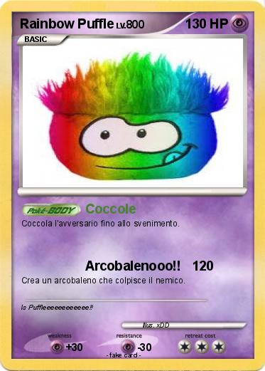 Pokemon Rainbow Puffle