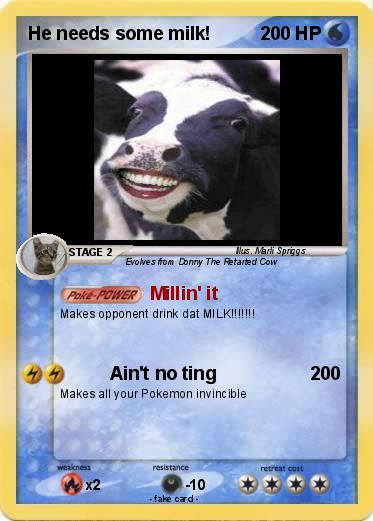 Pokemon He needs some milk!