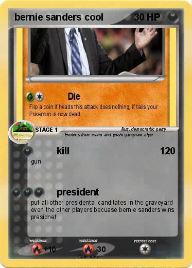 Pokemon bernie sanders cool