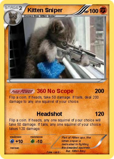 Pokemon Kitten Sniper