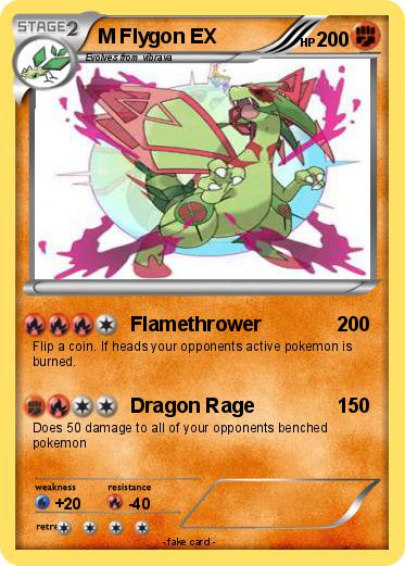 Pokemon M Flygon EX