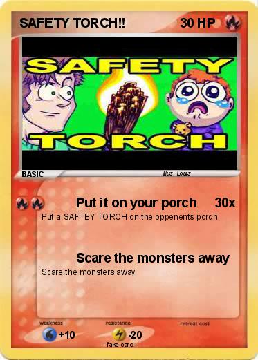 Pokemon SAFETY TORCH!!